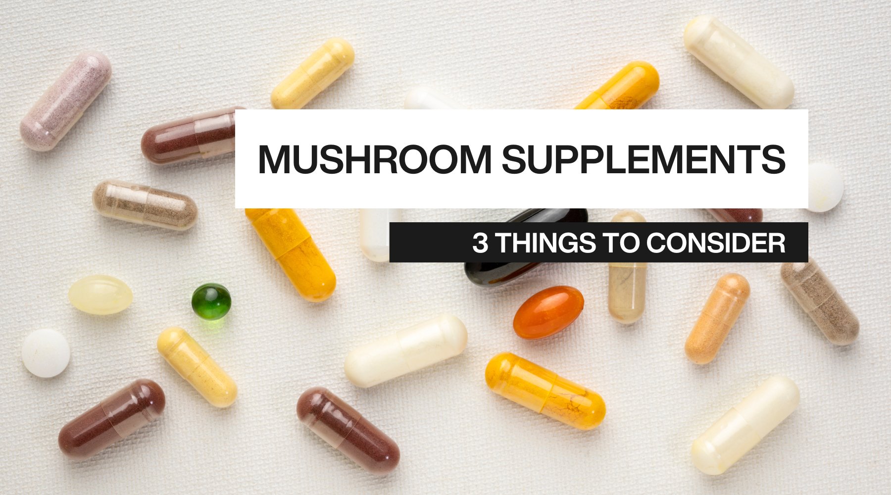 3 Things To Consider Before Buying Any Mushroom Supplement – Peace State